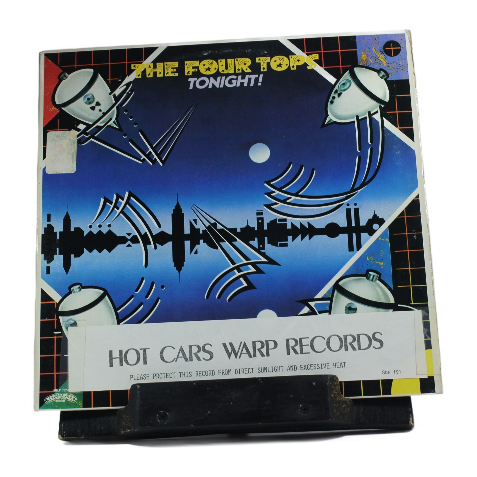 The Four Tops– Tonight! 12" LP Vinyl Casablanca Records 1981