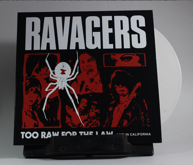 Ravagers - Too Raw for the Law LIVE 12”LP PINK/WHITE Color Vinyl Record 2024