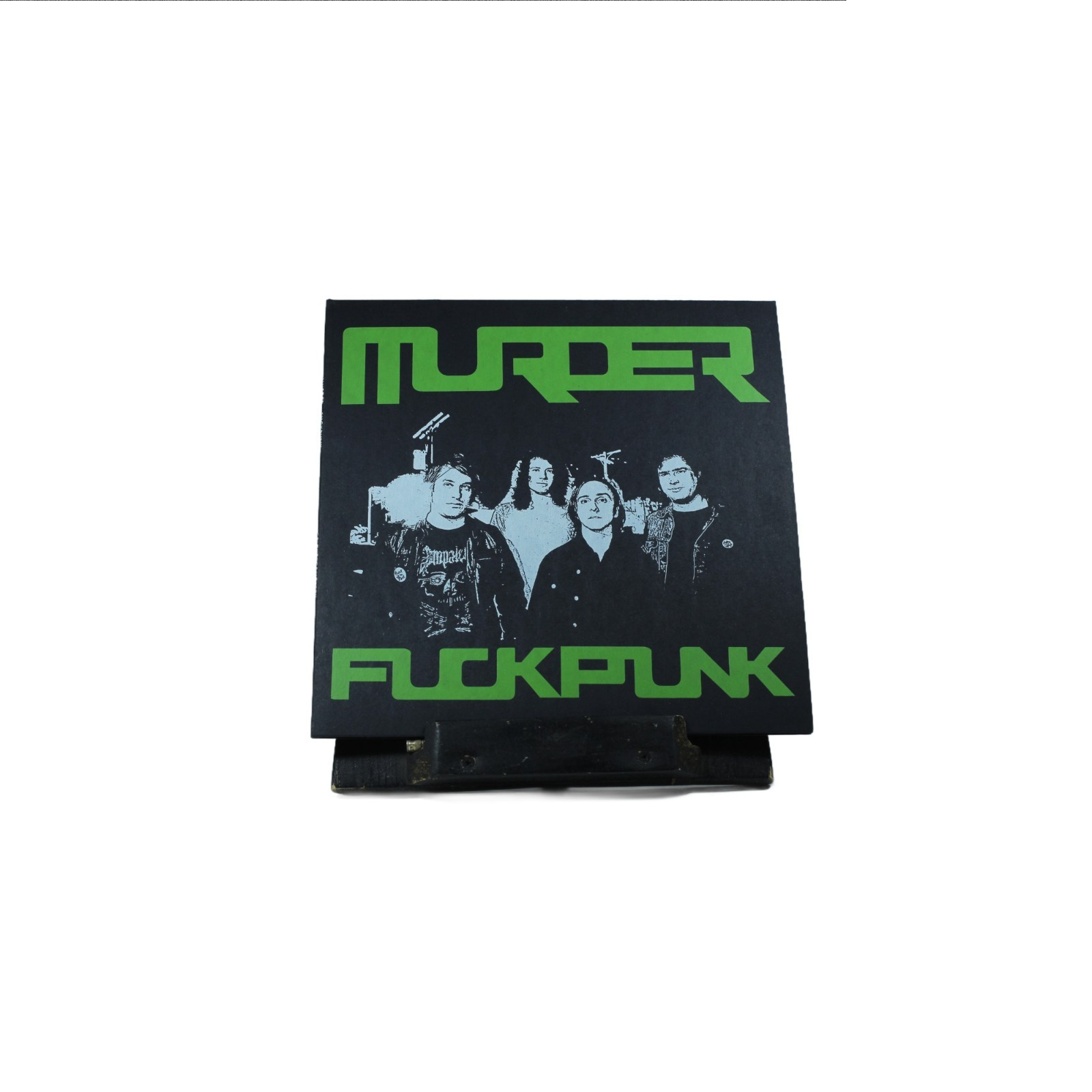 Murder- Fuckpunk 12" EP Cricket Cemetery Clear Green Vinyl Record 2012