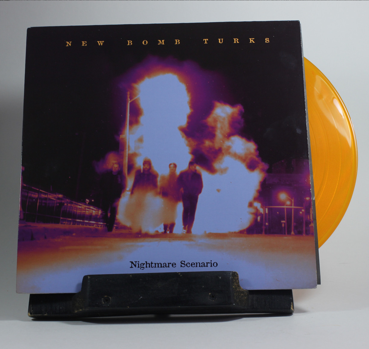 The New Bomb Turks- Nightmare Scenario 12" LP Orange Vinyl Epitaph Records 2000