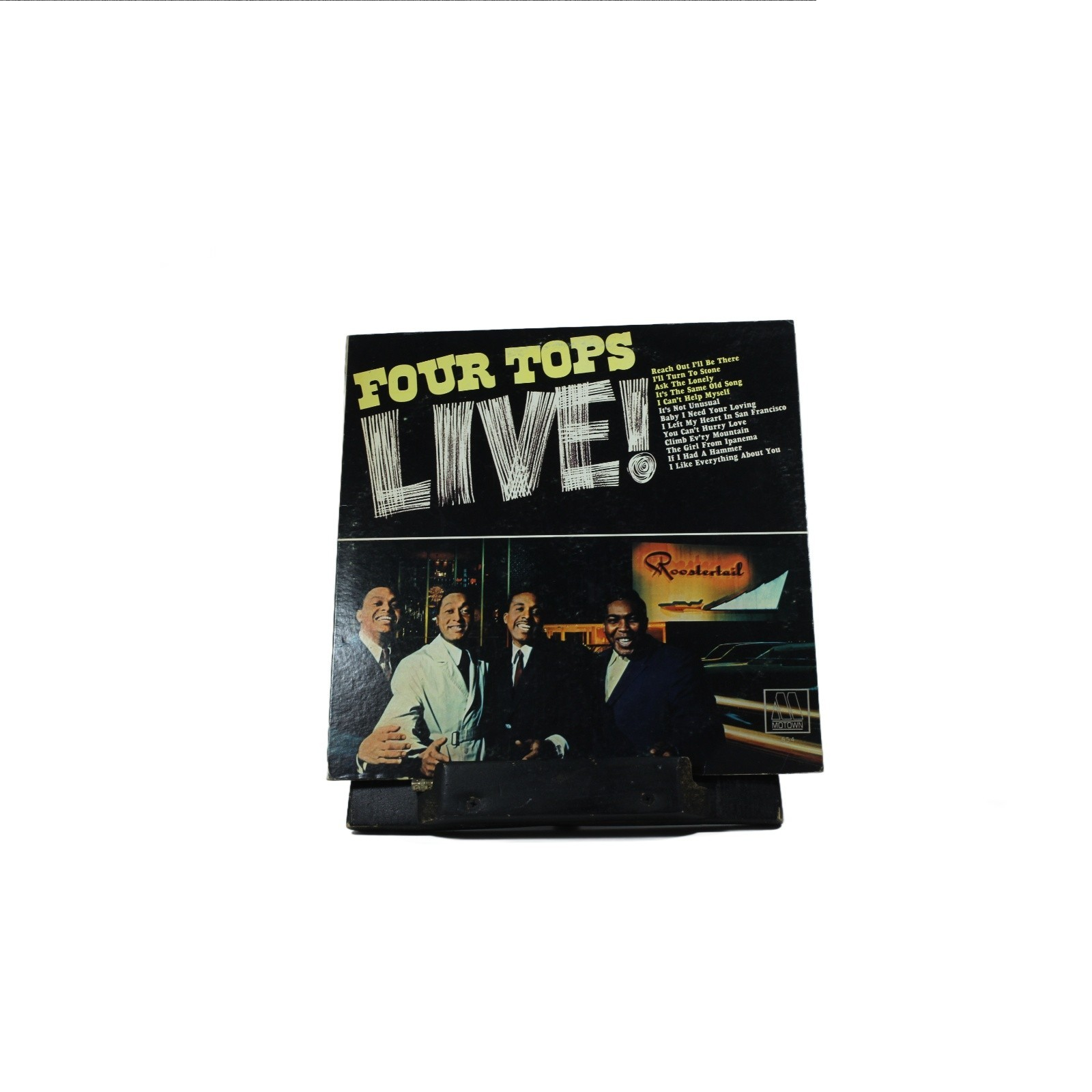 Four Tops- Live! 12" LP Motown Records Black Vinyl Record