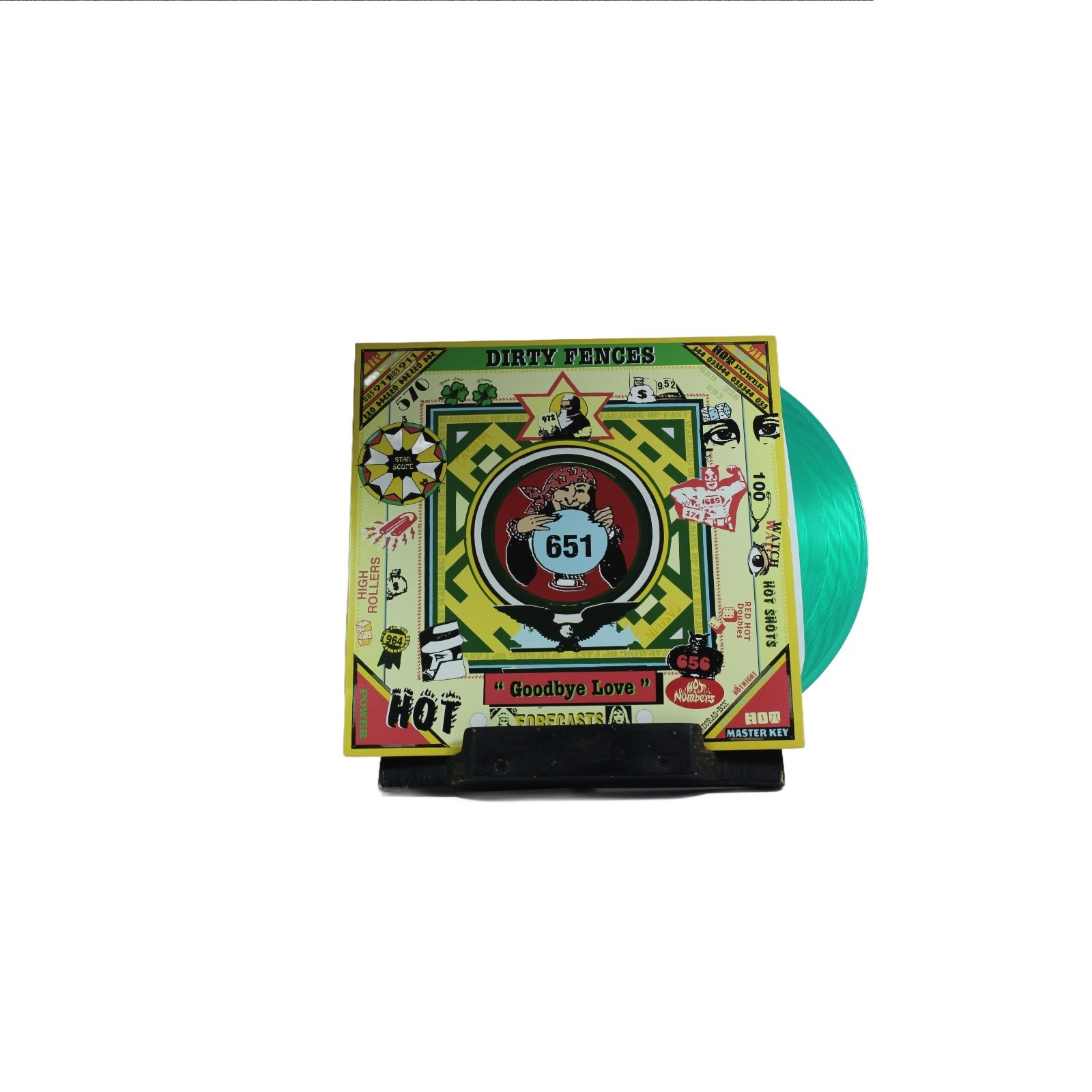 Dirty Fences - Goodbye Love 12” LP CLEAR GREEN COLOR Vinyl Greenway Records 2017